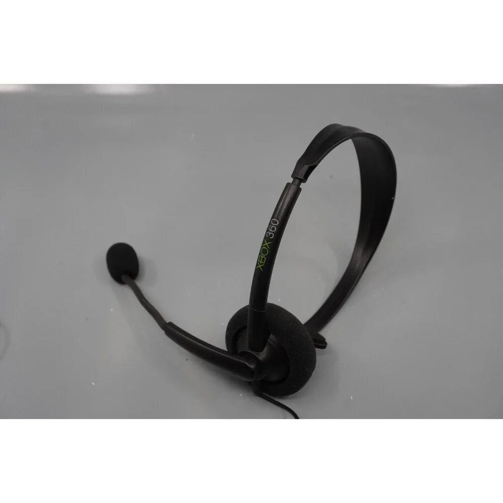 Microsoft Xbox 360 Mono Wired Chat Headset Single Ear